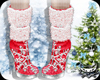 ! Santa slowflake boots