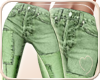 !NC Patched Jeans Lime