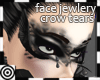 *m Crow Tears Face Jewel