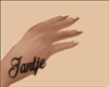 ^J Gold Nails
