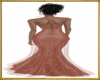 Peach designer gown 1