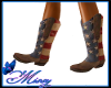 boots american flag