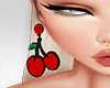 cherry earrings