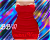 Simp Dress BBW RED
