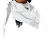 White silk scarf