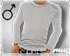 !Plain Sweater Grey Men