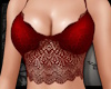 +Lacey Top - red