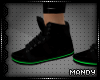 xMx:Black/Green Kicks(F)