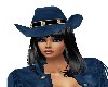 COWGIRL DENIM BLUE HAT