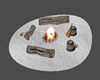Winter Cabin Firepit