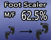 Scaler Foot - 62.5% M/F
