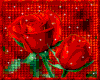 glitter red rose