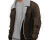 $ Jacket Denim Brown