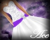 @ Wedding Dress Purple
