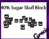 Sugar Skull 40% blocks