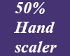 *M* 50% Hand scaler