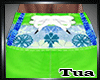 Male Green Shorts