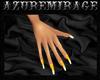 PVCLongNails-Yellow/Wht