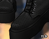 Y. Boots +Socks Black