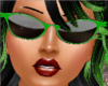 v04 glasses green & blk
