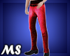 MS Glitter Pants Red