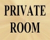Private Room Sign