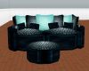 !K61! Teal Cuddle Couch