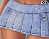 Jin Pleated Denim Skirt!