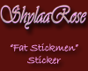 Fat Stickmen Sticker