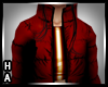 {HA} Puffed Jacket Red