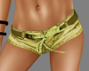 {LA} Sexy gold shorts