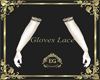 Gloves lace bege