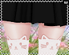 w. Black Skirt + Socks