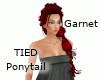 TIED Ponytail - Garnet