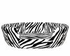 zebra pet bed