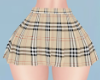 W+ Plaid Skirt Beige