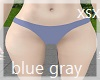 blue gray bikini bottom