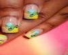 Yellow Dainty Nails