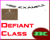 Defiant Class Ded Plaque