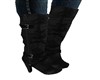 BLACK BUCKLE BOOTS