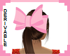 (S) Pink Hair Bow