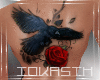 IO-Red Rose&Crow Tatt