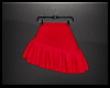 Lt Red Ruffle Skirt
