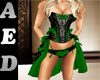 Green Cabaret Corset