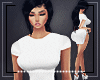 White Slit Long Tee BM