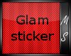 Glamarama sticker