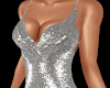 Roaring 20s Silver Dress