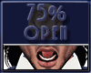 Open Mouth 75%
