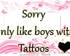 tattooed boys