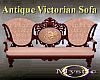 Antq Victorian Sofa LtPk